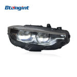 GTS Spoon LED Headlights Assembly Compatible with BMW 4 Series F32 F82 F36 2014-2019, Bi-LED Projector DRL.