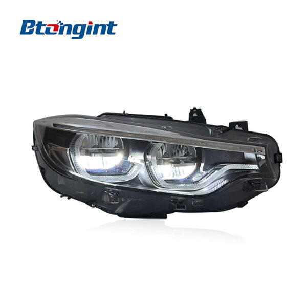 GTS Spoon LED Headlights Assembly Compatible with BMW 4 Series F32 F82 F36 2014-2019, Bi-LED Projector DRL