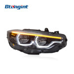 GTS Spoon LED Headlights Assembly Compatible with BMW 4 Series F32 F82 F36 2014-2019, Bi-LED Projector DRL
