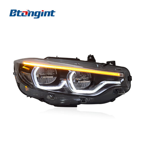 GTS Spoon LED Headlights Assembly Compatible with BMW 4 Series F32 F82 F36 2014-2019, Bi-LED Projector DRL