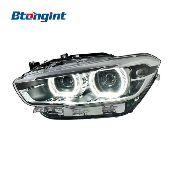 High Spec LED Headlights Assembly Compatible with BMW 1 Series F20 2015-2018, DRL Projector With Turn Signal.