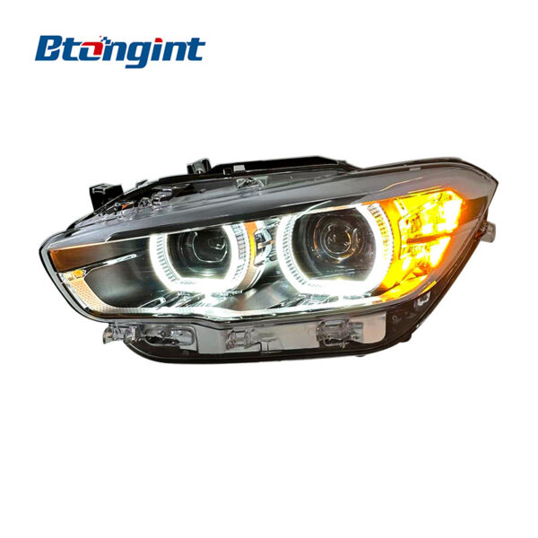 High Spec LED Headlights Assembly Compatible with BMW 1 Series F20 2015-2018, DRL Projector With Turn Signal.