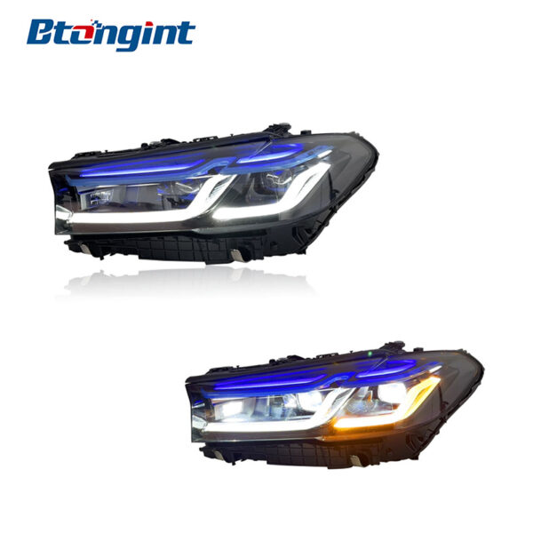 For 2018-2022 BMW 5 Series G30 G38 M5 Style Laser Headlight Assembly, Upgrade High Configuration Head Lamp.