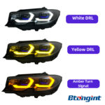 For 2019-2021 BMW 3 Series G20 G28 Laser Headlight Assembly, New LED Spoon Headlamp Upgrade.