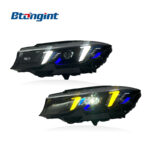 For 2019-2021 BMW 3 Series G20 G28 Laser Headlight Assembly, Fangs Style LED Headlamp Upgrade.