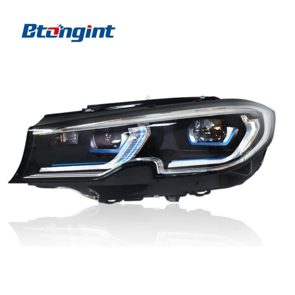 For 2019-2021 BMW 3 Series G20 G28 Laser Headlight Assembly, High Configuration LED Spoon Headlamp Upgrade