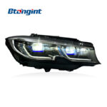 For 2019-2021 BMW 3 Series G20 G28 Laser Headlight Assembly, High Configuration LED Spoon Headlamp Upgrade