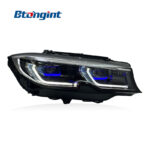 For 2019-2022 BMW 3 Series G20 G28 Headlight Assembly, High Configuration Laser Bi-color Headlamp Upgrade