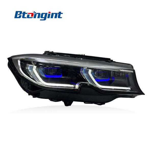 For 2019-2022 BMW 3 Series G20 G28 Headlight Assembly, High Configuration Laser Bi-color Headlamp Upgrade