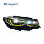 For 2019-2022 BMW 3 Series G20 G28 Headlight Assembly, High Configuration Laser Bi-color Headlamp Upgrade