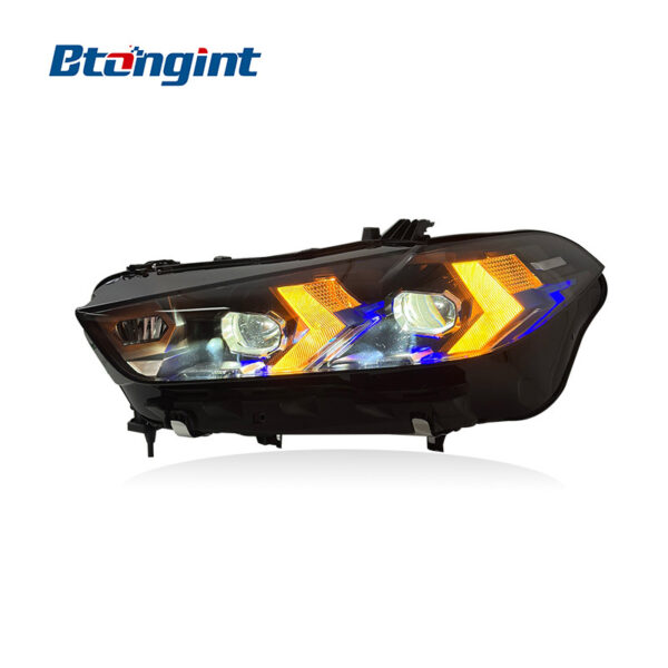 For 2019-2025 BMW X5 G05 Headlight Assembly, New Arrow LED DRL & Turn Signal Lens Headlamp Upgrade