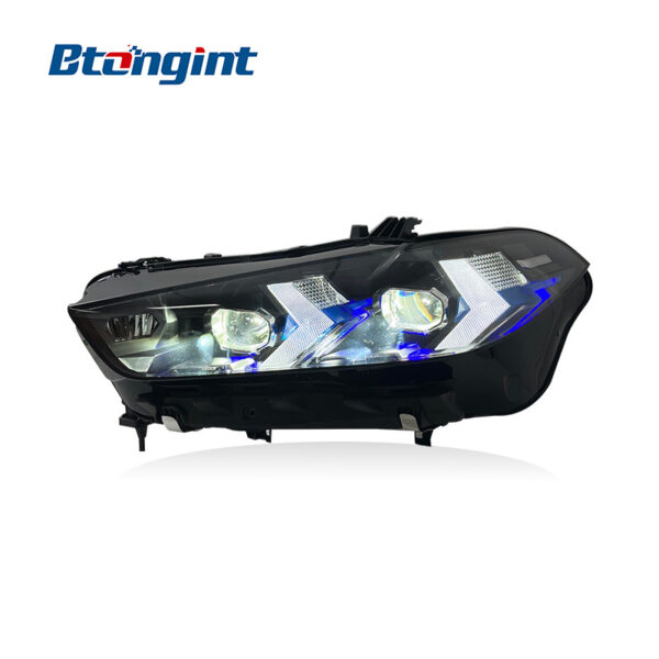 For 2019-2025 BMW X5 G05 Headlight Assembly, New Arrow LED DRL & Turn Signal Lens Headlamp Upgrade