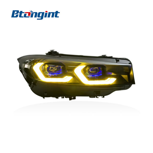 For 2023-2024 BMW 3 Series G20 Laser Headlight Assembly, Bi-color LED DRL Headlamp Upgrade