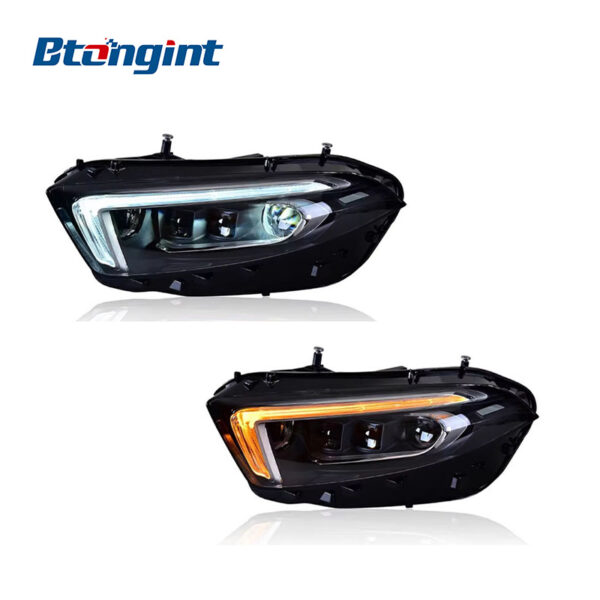 For 2012-2015 BMW 1 Series F20 Headlight Assembly, LED DRL With Sequential Turn Signal Headlamp Upgrade