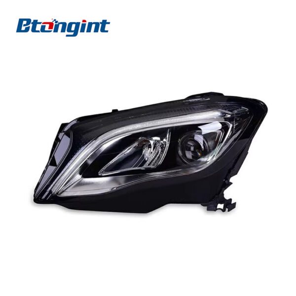 For Mercedes-Benz GLA Headlight Assembly, GLA200 Low to High Spec LED Lens Headlamp with DRL Upgrade