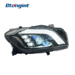For Mercedes-Benz ML-Class W166 Headlight Assembly, Maybach Style LED Headlamp With Sequential Turn Signal DRL Upgrade
