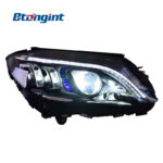 For 2015‑2021 Mercedes‑Benz C‑Class W205 Headlight Assembly, High‑Spec Style LED Headlamp With DRL & Turn Signal Upgrade