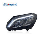For 2015‑2021 Mercedes‑Benz C‑Class W205 Headlight Assembly, High‑Spec Style LED Headlamp With DRL & Turn Signal Upgrade