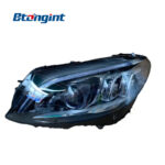 For 2015‑2021 Mercedes‑Benz C‑Class W205 Headlight Assembly, LED Headlamp With DRL & Sequential Turn Signal Upgrade.