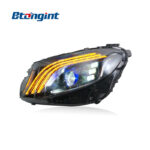 For 2016‑2020 Mercedes‑Benz E‑Class W213 Headlight Assembly, Maybach S‑Class Style Full LED Headlamp With DRL & Sequential Turn Signal Upgrade