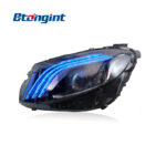 For 2016‑2020 Mercedes‑Benz E‑Class W213 Headlight Assembly, Maybach S‑Class Style Full LED Headlamp With DRL & Sequential Turn Signal Upgrade