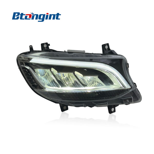 For 2019‑2023 Mercedes‑Benz Sprinter Headlight Assembly, High‑Spec Style LED Headlamp With DRL & Sequential Turn Signal Upgrade
