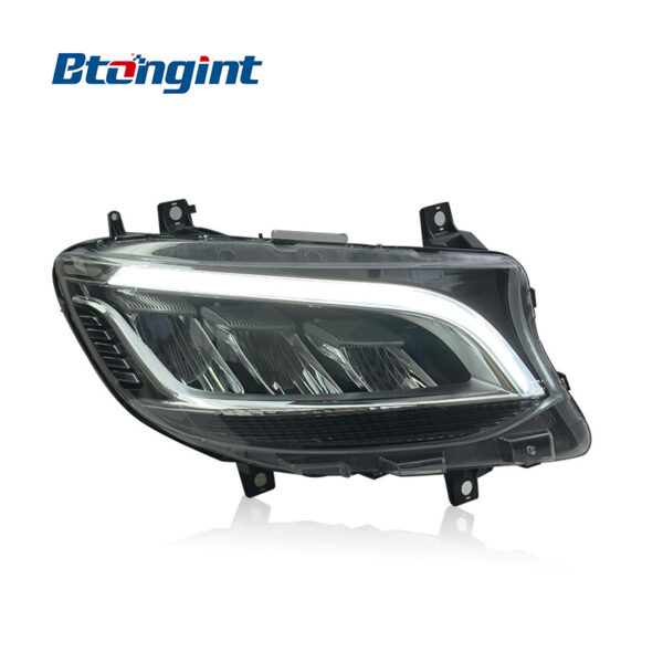 For 2019‑2023 Mercedes‑Benz Sprinter Headlight Assembly, High‑Spec Style LED Headlamp With DRL & Sequential Turn Signal Upgrade