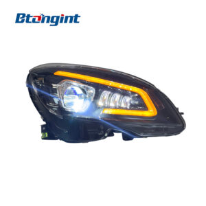 BT-460 奔驰C级W204大灯总成C180 C200 C260改装LED流水转向日行灯(1)