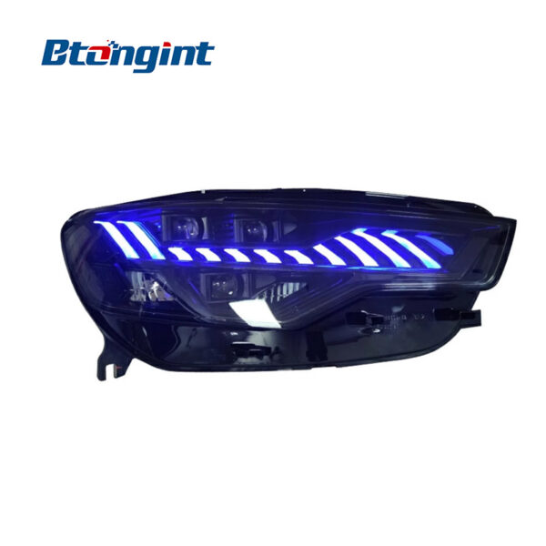 For 2012‑2015 Audi A6L Headlight Assembly, A7‑Style Full LED Headlamp With DRL, Sequential Turn Signal & Blue Start‑up Animation Upgrade