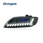 For 2006‑2015 Audi Q7 Headlight Assembly, LED Laser Bi‑Xenon Lens Headlamp With DRL & Sequential Turn Signal Upgrade