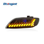 For 2006‑2015 Audi Q7 Headlight Assembly, LED Laser Bi‑Xenon Lens Headlamp With DRL & Sequential Turn Signal Upgrade