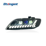 For 2006‑2015 Audi Q7 Headlight Assembly, LED Laser Bi‑Xenon Lens Headlamp With DRL & Sequential Turn Signal Upgrade