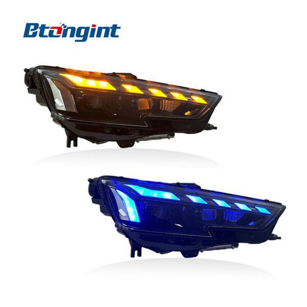 Headlight Assembly For Audi A4L 2017‑2019 Upgrade High‑Spec Matrix LED Headlight DRL Retrofit.
