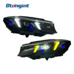 Headlight Assembly For BMW 3‑Series G20 G28 2020‑2022 Retrofit G22 Fangs Style DRL Headlamp