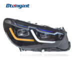 Headlight Assembly For BMW 5‑Series GT F07 2010‑2017 Retrofit LED Lens DRL LED Turn Signal