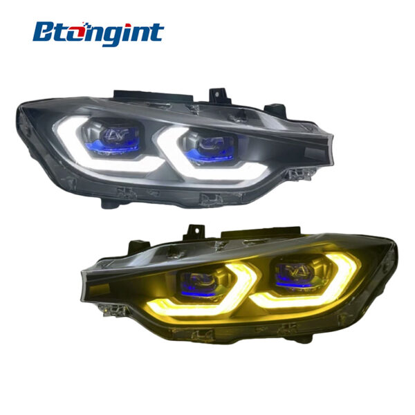 Headlight Assembly For BMW 3‑Series F30 F35 2013‑2018 Retrofit New‑Style LED DRL Turn Signal Headlamp