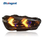 Headlight Assembly For BMW X1 F48 F49 2016‑2023 Retrofit Arrow‑Style LED Lens DRL Turn Signal