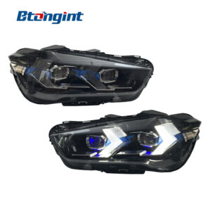 Headlight Assembly For BMW X1 F48 F49 2016‑2023 Retrofit Arrow‑Style LED Lens DRL Turn Signal