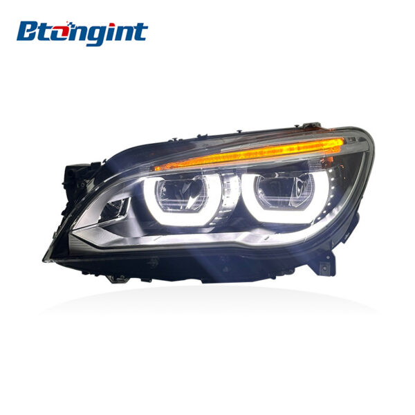Headlight Assembly For BMW 7‑Series F01 F02 2009‑2015 Retrofit LED DRL LED Lens Headlamp