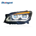 Headlight Assembly For BMW 7‑Series F01 F02 2009‑2015 Retrofit LED DRL LED Lens Headlamp