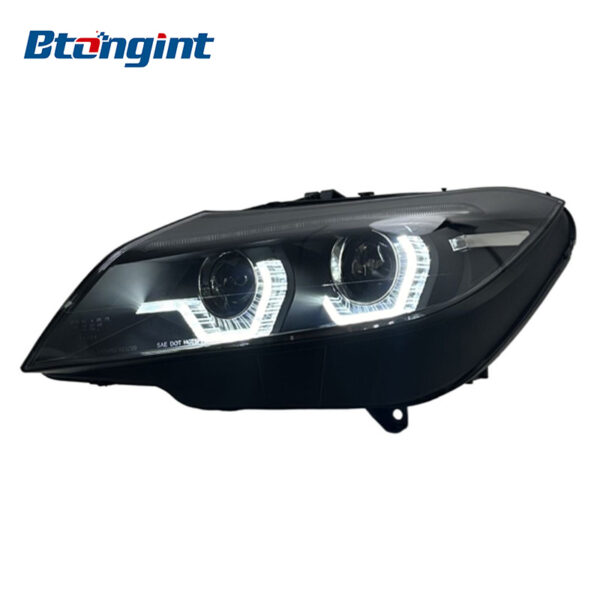 Headlight Assembly For BMW Z4 2009‑2016 Retrofit LED DRL Bi‑Xenon Lens Sequential Turn Signal