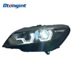 Headlight Assembly For BMW Z4 2009‑2016 Retrofit LED DRL Bi‑Xenon Lens Sequential Turn Signal