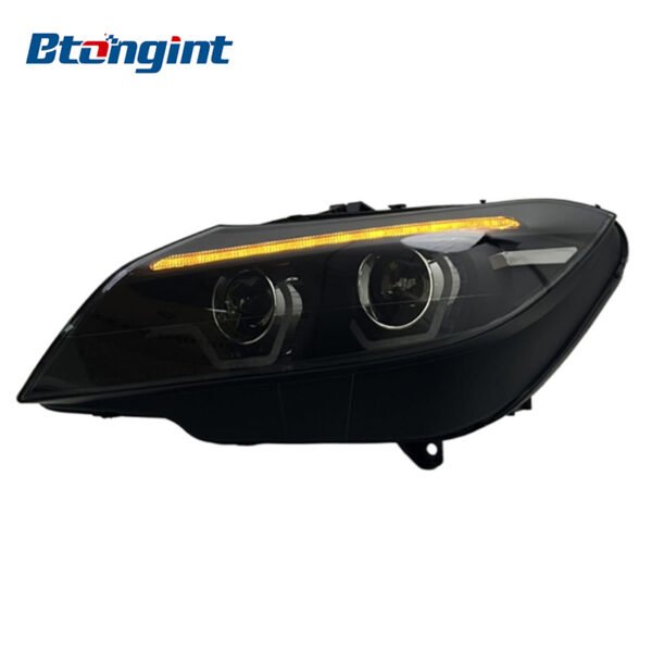 Headlight Assembly For BMW Z4 2009‑2016 Retrofit LED DRL Bi‑Xenon Lens Sequential Turn Signal