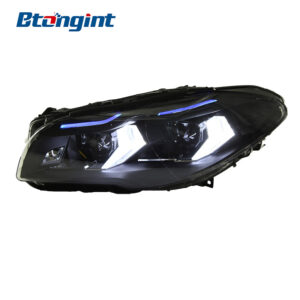 Headlight Assembly For BMW 5‑Series F10 F18 2011‑2017 Retrofit LED DRL Bi‑Light Lens Headlamp