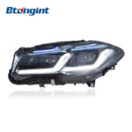 Headlight Assembly For BMW 5‑Series F10 F18 2011‑2017 Old‑To‑New Retrofit LED Bi‑Light Lens DRL