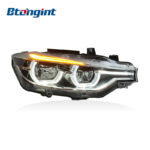 Headlight Assembly For BMW 3‑Series F30 F35 2013‑2015 Retrofit New‑Style Scoop‑Shaped DRL LED Headlamp.