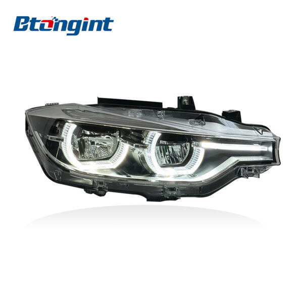Headlight Assembly For BMW 3‑Series F30 F35 2013‑2015 Retrofit New‑Style Scoop‑Shaped DRL LED Headlamp.