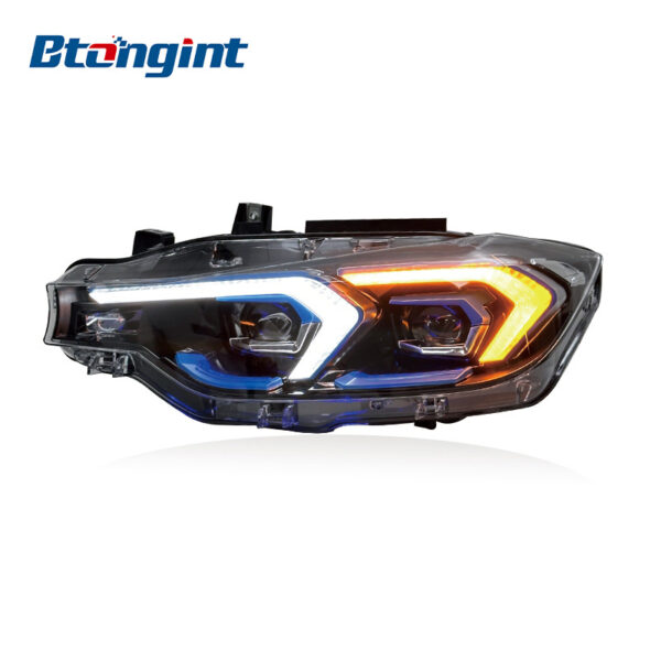 Headlight Assembly For BMW 3‑Series F30 F35 2013‑2018 Retrofit LED Laser Lens DRL Turn Signal