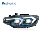 Headlight Assembly For BMW 3‑Series F30 F35 2013‑2018 Retrofit LED Laser Lens DRL Turn Signal
