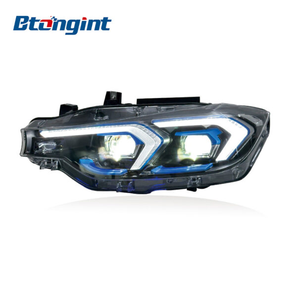 Headlight Assembly For BMW 3‑Series F30 F35 2013‑2018 Retrofit LED Laser Lens DRL Turn Signal